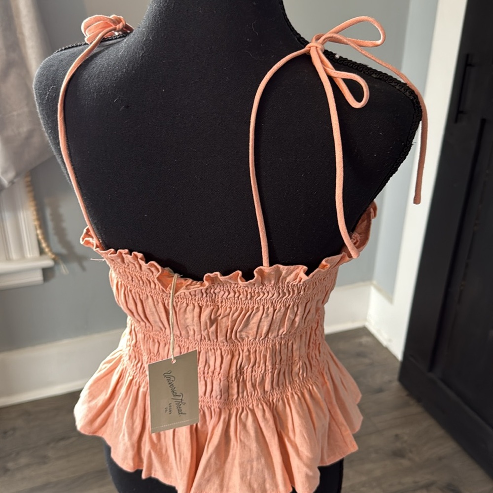 Universal Thread Pink Smocked Top - Picture 3 of 3